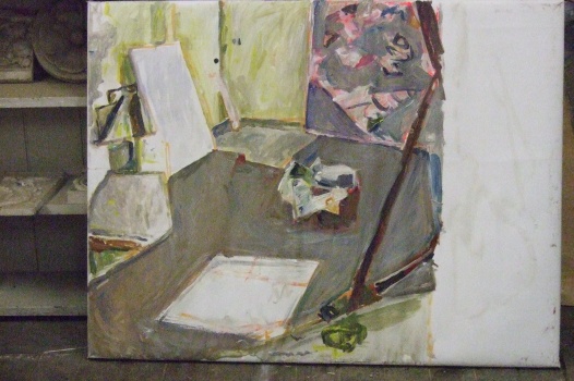 studio painting hospitalfield alumni residency drawings/paintings ('08)